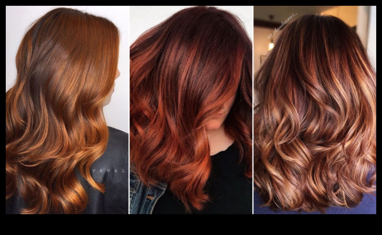 Effortless Chic: Καθημερινά χτενίσματα με κόκκινο και καστανόξανθο χρώμα για καθημερινή κομψότητα