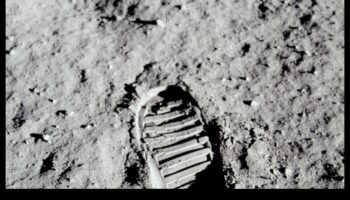 Lunar Legacies: Astronauts' Footsteps on Celestial Shores