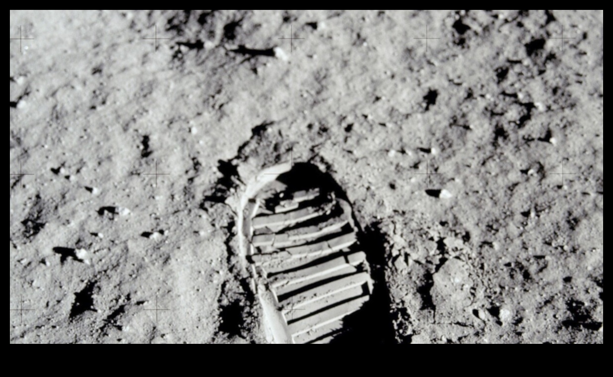 Lunar Legacies: Astronauts' Footsteps on Celestial Shores