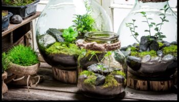 Μικροσκοπικά Terrariums, Big Impact: Urban Gardening Wonders
