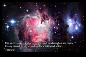 Galactic Weightness: Soaring Through the Vastness of Space